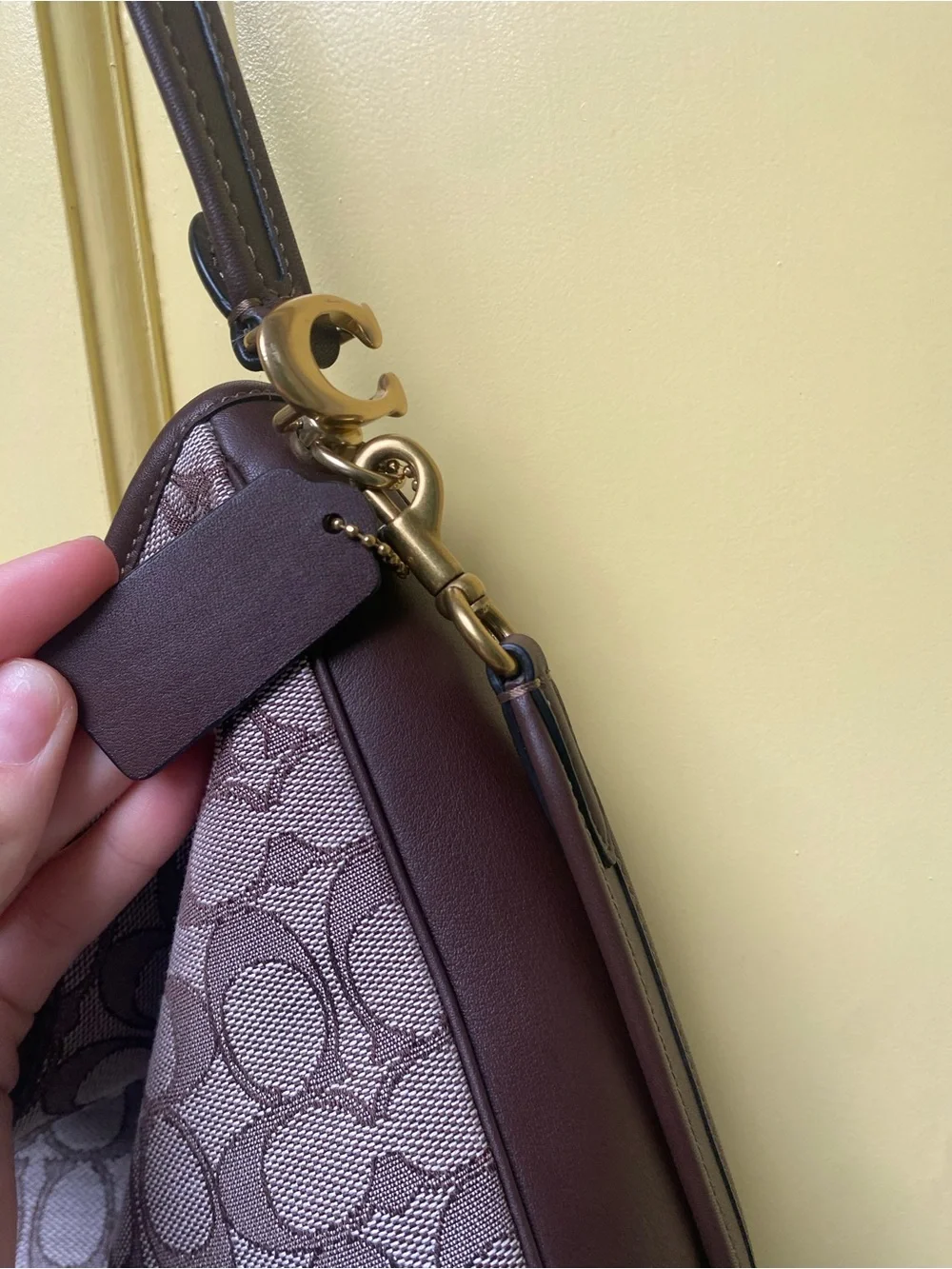 Coach SOFT TABBY HOBO IN SIGNATURE JACQUARD
